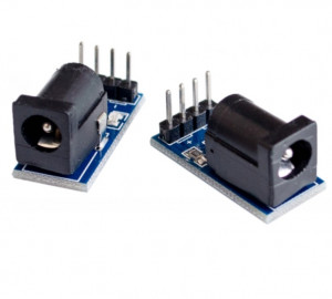 Gniazdo DC 2.1/5.5 do płytki prototypowej z LED