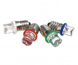 Żarówka wkręcana LED E10 3.8V pomarańczowa