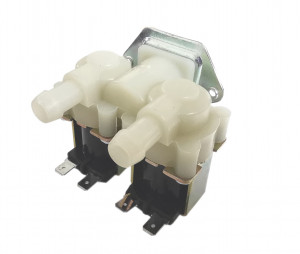 Elektrozawór 12V podwójny gwint 1/2" króćce 11mm