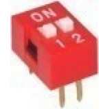 DIP Switch x2 Czerwony l=70szt