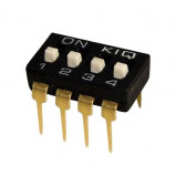 DIP Switch IC x4 Czarny l=40szt