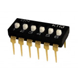 DIP Switch IC x6 Czarny l=29szt