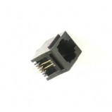 Gniazdo 6P4C pionowe h=15.5mm opak=100 szt