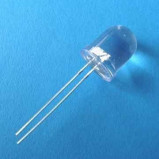 Dioda LED 10mm Niebieska, clear opak=100 szt