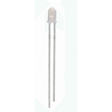 Dioda LED 3mm Biała, migająca matowa opak=100 szt