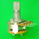 Potencjometr obrotowy 10K Ohm B (liniowy) z wyłącznikiem l=15mm