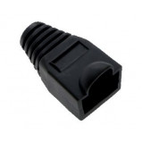 Osłona wtyku RJ45 ( 8P8C ) czarna opak=100 szt