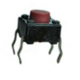 Tact Switch 6x6mm h=7mm czerwony opak=100 szt
