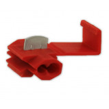 Szybkozłączka samochodowa 0.5-1mm czerwona opak=100 szt
