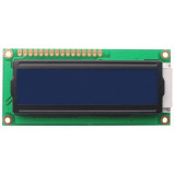 Wyświetlacz LCD 2x16 80x36mm niebieskie podświetlenie