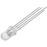 Dioda LED 5mm Czerwona/Zielona/Niebieska WK (wspólna katoda), clear opak=100 szt