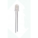 Dioda LED 5mm Biała, matowa opak=100 szt