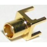 Złącze żeńskie MCX 50 Ohm proste do druku