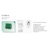AK 5.00mm h=14mm 3pin zielone opak=100 szt