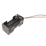 Koszyk na 4 baterie typu AAA kwadrat 1.5V