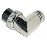 Wtyk mikrofonowy NC/CB kątowy 9 PIN