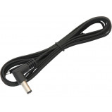 Wtyk DC 2.1mm/5.5mm kąt z przew 2x0.35mm