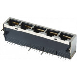 Gniazda ekranowane 8P8C 1x5 RJ45 h=12mm