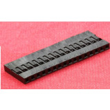 Obudowa złącza czarna 1x16PIN r.2.54mm opak=100 szt