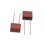 Bezpiecznik kubkowy 1.6A 250V r=5.08 zwłoczny prostokątny