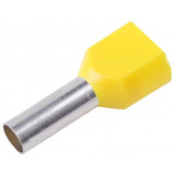Końcówka rurkowa izolowana podwójna 1.5/8mm opak=100 szt