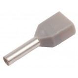 Końcówka rurkowa izolowana podwójna 2.5/8mm opak=100 szt