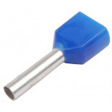 Końcówka rurkowa izolowana podwójna 5.0/13mm opak=100 szt
