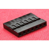 Obudowa złącza czarna 1x7PIN r.2.54mm opak=100 szt