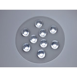 Soczewka na 9 LED mocy kąt 45° SPL11