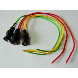 Kontrolka LED 5mm 24V DC biała migajaca