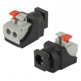 Gniazdo DC 2.1/5.5mm z szybkozłączem sprężynowym typ 2
