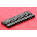 Obudowa złącza czarna 1x15PIN r.2.54mm opak=100 szt