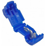 Szybkozłączka samochodowa 1.0-2.0mm na konektor 6.3mm.niebieska opak=100 szt