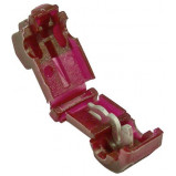 Szybkozłączka samochodowa 0.5-1.0mm na konektor 6.3mm.czerwona opak=100 szt