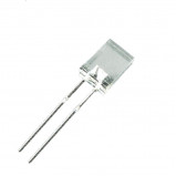 Dioda LED 2x5mm Żółta, Clear opak=100 szt