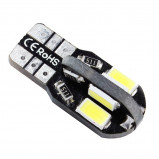 Żarówka LED 12V T10 0.5W CANBUS Niebieska