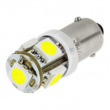 Żarówka LED 12V BA9S 0.7W Czerwona