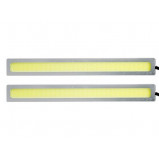 Lampa LED 12V Biała 2x4W 175mm srebrne