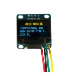 Moduł wyświetlacza OLED I2C 128x64 Niebiesko-Żółty