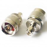 Adapter złącze typu N męskie -> SMA męskie