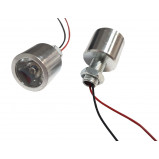 Lampka LED 5V biała 1W 24mm h=21mm płaska soczewka (45°)