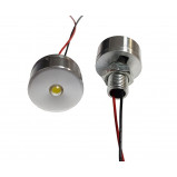 Lampka LED 5V biała 1W 24mm h=12mm