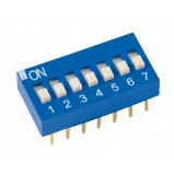 DIP Switch x7 Niebieski l=24szt