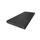 Obudowa powerbank Li-Poly 153x75mm czarna (USB 5V 1A oraz 5V 2.1A)