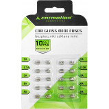 Zestaw 10szt bezpieczników szklanych 5x20mm (2A - 8A)