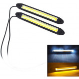 Lampa LED 12V Biała/żółta 2x10W 255mm