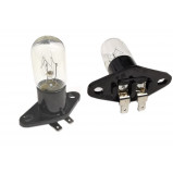 Żarówka do mikrofalówki 230V 20W, konektory kątowe
