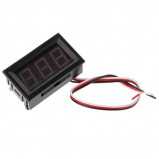 Panelowy woltomierz LED zakres 0V - 30V DC czerwony