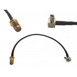 Adapter złącze SMA żeńskie-> TS9 20cm
