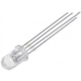 Dioda LED 5mm Czerwona/Zielona/Niebieska WA (wspólna anoda), clear opak=100 szt